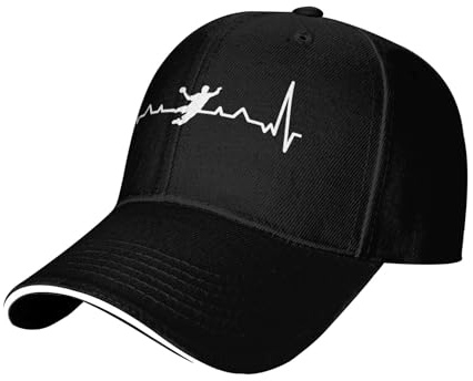 Battement De Cœur du Handball Homme Femme Casquette-Hip Hop Séchage Rapide Strapback Cap Respirant Casquette De Baseball pour Golf Trucker Hip Pop