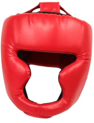 BEALIFE Protector de Cabeza Equipo de protección Lucha Boxeo Cascos El Casco es un Regalo para los Amantes del Boxeo Entusiastas del Deporte y el Entrenamiento Casco Combate, Rojo, Niños
