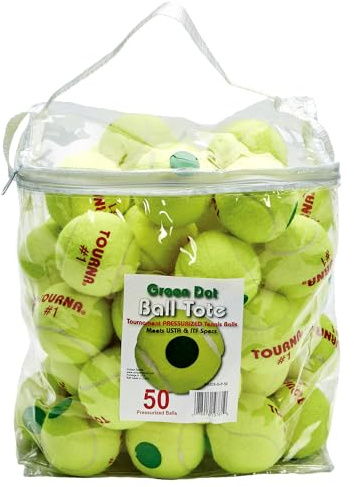 Tourna Green Dot Low Compression Tennis Balls