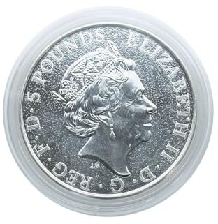Lindner S2255039P myntkapsel 39 mm diameter, 6 mm intern höjd t.ex. för 56,7 g GB och Nya Zeeland 10-pack