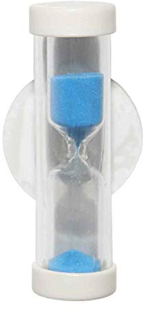 LOWENERGIE Minuteur de douche Eco Économie d'eau chaude ou minuteur de brossage des dents, étanche (1, 4 minutes Bleu)