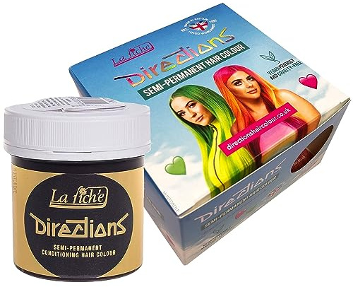 4 X La Riche Directions Semi-Permanent Hair Color 88ml Tubs - Rubine