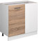 Vicco Eckschrank für Hausrat R-Line, Sonoma, 86 cm mit Tür, ohne Arbeitsplatte