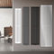 LuxeBath Paneelheizkörper Stella Mittelanschluss Vertikal 480 x 1600 mm Weiß inkl. Anschlussgarnitur mit Thermostat Eckform Wandanschluss, Heizkörper Flach, Badheizkörper Einlagig, Bad Heizung