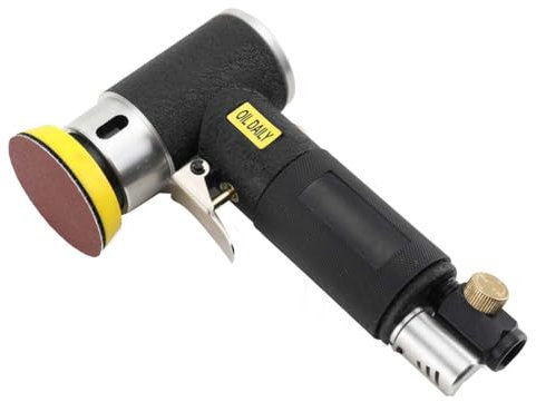 MECUTP Mini Poliermaschine Auto Druckluft Polierer Polishing Machine 15000 U/min, Exzenter Schleifer Mit 1/4 PT Lufteinlass, Winkelschleifer für Automechaniker - Feinschleif Polier