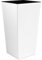 16 L Pflanzkübel Blumentopf inkl. Einsatz Kunststoff weiss h-420 mm URBI SQUARE