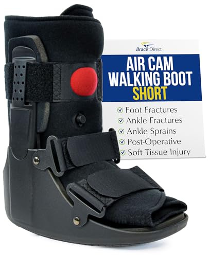 Brace Direct Air CAM Short Orthopedic Boot for Foot and Ankle Fractures Sprains and Surgery Recovery - Walker Boot (US SHOE: Men 13+ Women 14+)