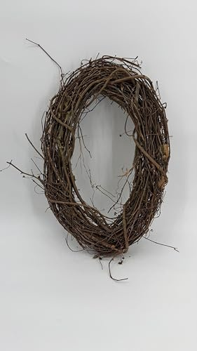 14 Oval Grapevine Wreath - DECOE-033