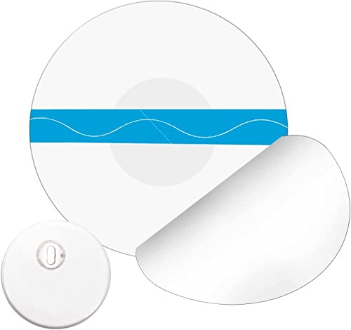 Lot de 40 pansements patch de fixation pour les capteurs pour Freestyle Libre 3, transparents sans colle au milieu, autocollants, imperméables et doux pour la peau – 14 jours d'adhérence