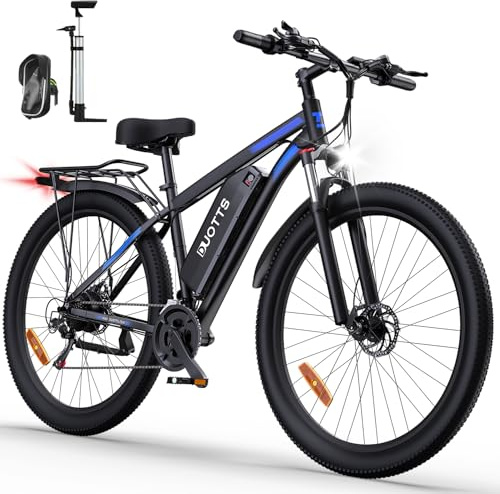 DUOTTS C29 Bici Electrica Adulto, 29'' Bicicleta Eléctrica de Montaña con Extraíbles Bateria Litio 48V 15Ah Motor de 250W Pico, Ebike Paseo 21 Velocidad con Pantalla LCD (Sola Batería)