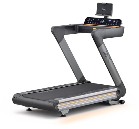 Reebok Cinta de Correr Z-Tech DC - Kinomap y Zwift - Velocidad máxima 20km/h - 154x55cm - Motor Continuo 2,5cv - Motor en Pico 4cv - Monitor LED - Uso Doméstico