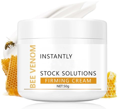 Bee Venom & Face Cream – Anti-Ageing Moisturiser for Women – Skin Firming & Wrinkle Smoothing Day Cream – Hydrating & Tightening Face Cream for All Skin Types