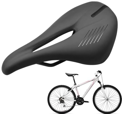 ETUCYNG Cojín para Sillín De Bicicleta | Sillín Impermeable | Accesorios para Ciclismo Ventilados con Almohadilla Absorbe Impactos para Viajes Diarios Y Exteriores