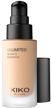 KIKO Milano Unlimited 24H Matte Foundation 3.5 NG, Long-Lasting Matt Liquid Foundation With Up To 24-Hour Hold