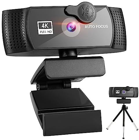 Cámara Web Cámara web 4K 2K 1080P Cámara web Full HD con micrófono Enchufe USB Cámara web for PC Computadora portátil Video Mini cámara 4K(4K)