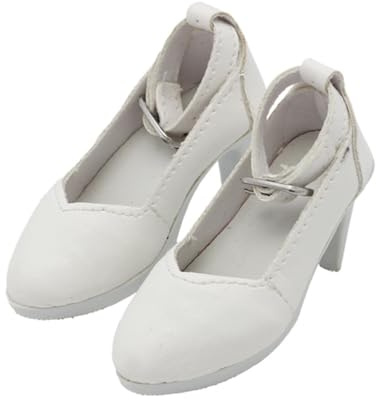 Codulu Chaussures de poupée pour poupée 1/3 America 60 cm BJD Girl Doll Bottes PU Talons hauts Tenues décontractées Accessoires de costume Cadeau-C