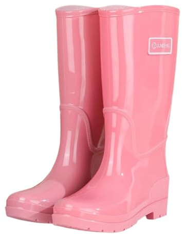 Generico Stivali Gomma Donna, Impermeabili Stivali Gomma Unisex Scarponcini Stivaletti Comode Calosce Rain Boots Antiscivolo Galosce Antipioggia Scarpe Scarponi Giardinaggio per La Pioggia
