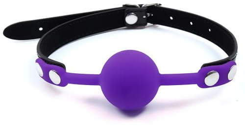 TRQOYTU Bavaglio In Silicone Fetish Gag Per Bocca Bavaglio Per Bocca Regolabile Bavaglio Per Bocca Bavaglio Per Flirt Flirt Gag Ball Bondage Divaricatore Per Giochi Di Ruolo Seducenti Bondage