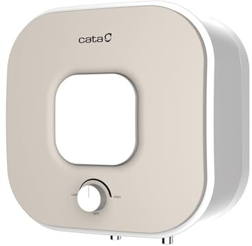 Cata | Termo eléctrico 30 L | Calentador de Agua | Modelo Termo CTRC - 30-M | Temperatura de 75 ºC | Clase de Eficiencia Energética C |