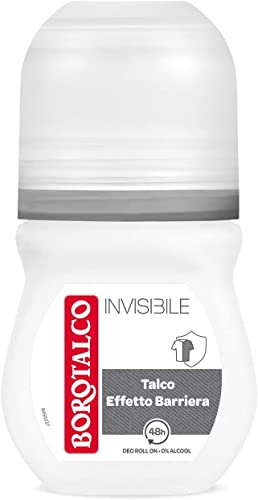 6x Invisible Roll-on-Deo deodorant alkoholfrei mit Talk-Barriere-Effekt, fängt Halos ein und überträgt sie nicht, 48h 50 ml + Italian Gourmet Polpa 400g