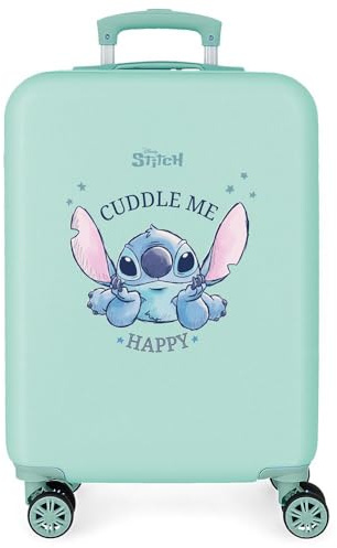 Joumma Disney Cuddle me blå kabinväska 38 x 55 x 20 cm styv 2 kg sida kombinationslås ABS 2 kg 34 l handbagage, Blå, Talla única, Kabinväska