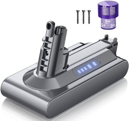 V10 Battery for Dyson, Powtree Replacement for Dyson V10 SV12 Battery Compatible with V10 Absolute/Animal/Total Clean/Cyclone Series / 206340/969352-02 Vacuum Cleaner