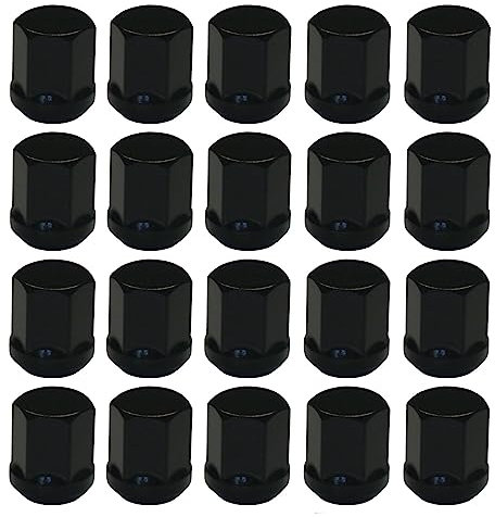 20 Radmuttern Rad Muttern M12x1,5 Schwarz kompatibel mit Ford Kuga DM2 DFK DFH