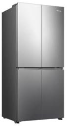 Hisense RQ5P470SEIE - Frigorifero americano a 4 porte, classe E, capacità 483 l, connettività WiFi, My Fresh Choice, Dual Tech Cooling, Multi-Air Flow, Inox