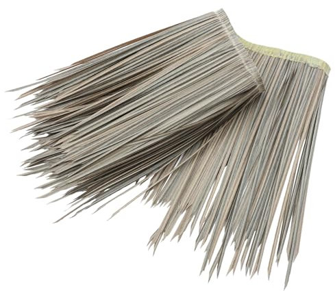 CIYODO Pannello di Paglia Artificiale Tetto di Paglia Simulata Decorazione Paesaggistica per Giardino Copertura Finta per Esterno Simulata per Recinzioni e Pareti