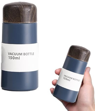 Thermos Flask, 150ml, Stainless Steel, Insulated Bottle for School, Travel, Work, Gifts