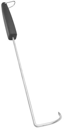 MINAOLULUS 1pièce Fourche à Barbecue Acier Inoxydable avec Poignée Antidérapante Outil De Gril pour Viandes Côtelettes Et Steaks Accessoire BBQ pour Utilisation Extérieur