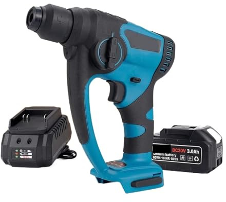 Mini Martello Perforatore Elettrico Senza Spazzole, Trapano A Percussione Senza Fili For Calcestruzzo, Utensili Elettrici For Batteria Al Litio Da 18 V Robusto E Facile Da Usare(1PC 3.0Ah battery)