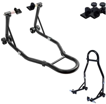 Cavalletto Moto Posteriore,Robusto,Supporto In Acciaio Universale Per Moto,Capacità Di Carico Fino a 500 Kg,Alta Stabilità, Adatto Per Lavori Di Manutenzione e Assemblaggio,Sollevamento Facile