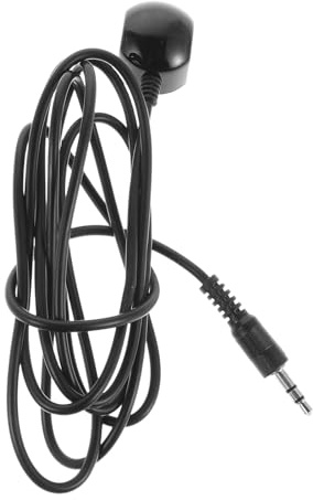 Gatuida Estensore Ir per Telecomando Cavo USB Nero in Plastica, Ricevitore di Controllo Infrarossi Compatibile Tv e Audio, Flessibilità Migliorata per Posizionamento Dispositivi