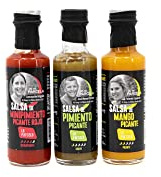 Mix 3 Salsas Picantes 3x100ml, La Parcela, Origen España, Andalucía (Costa Tropical), Comprar Salsa Picante, Producto de Cooperativa Granada La Palma