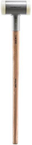 Marteau de forgeron SUPERCRAFT, sans rebond, avec manche en hickory, Ø 100 mm / 7,05 kg, nylon