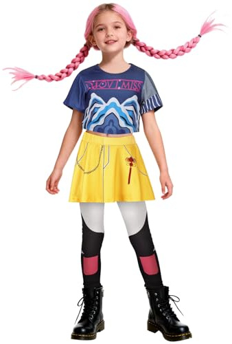AYBUY Disfraz de anime Mira, disfrazs de cosplay para niñas, Disfraz De Cazadora De Anime, uniforme completo para niñas, trajes de actuación para Halloween para grupo, chaqueta, disfraces, fiesta,120