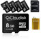 Cloudisk 5er-Pack Micro SD-Karte mit MicroSD Adapter Card Reader-Speicherkarte (8GB)