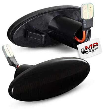 MR-Style LED Seitenblinker schwarz [71019-1], 2 Blinker kompatibel mit Vectra B Limousine, Vectra B Caravan und Vectra B CC