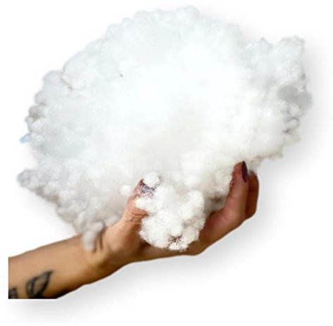 4L Textil Kissenfüllung Füllwatte für Kuscheltiere Füllmaterial für Kissen Bastelwatte Schneewatte Dekowatte Kissen Füllung 10 kg (10)