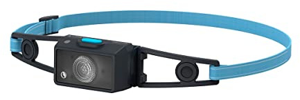 Ledlenser NEO1R - Rechargeable Outdoor LED Head Torch, Running Headlight, Super Bright 250 Lumens Headlamp, Fishing Head Torch, Hiking Equipment, Up to 15 Hours Charge (Blue/Black)