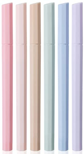 Mr. Pen- Aesthetic Highlighters No Bleed, 6 Pack, Pastel Colors, Chisel Tip, Cute Bible Highlighters Assorted Colors for Journaling, Highlighting, Underlining, Fast Dry, Back to School Supplies