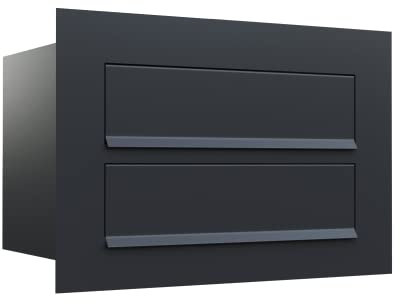 Einbaubriefkasten Como for Two in Schwarz