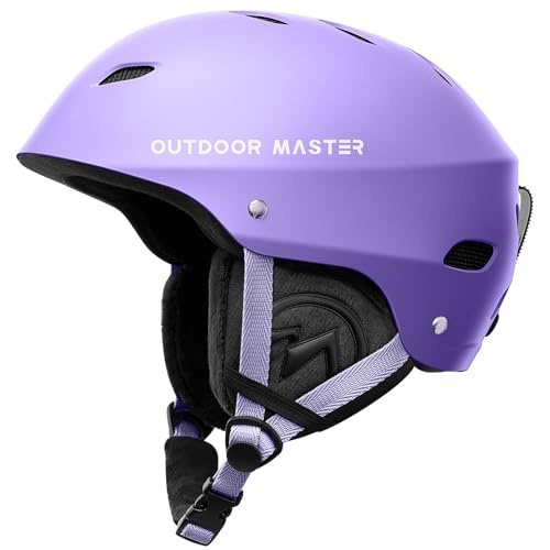 OutdoorMaster Kelvin Ski Helmet - Snowboard Helmet for Men, Women & Youth