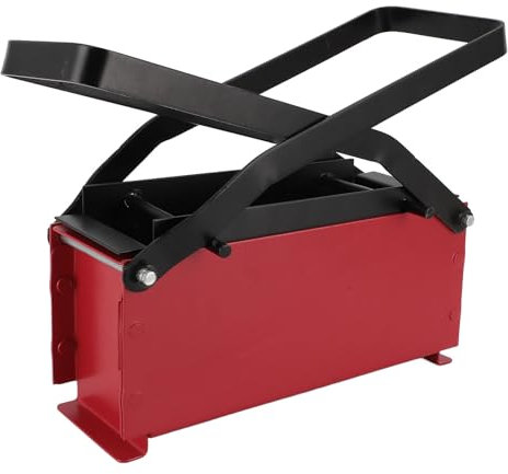 Paper Brick Maker Paper Log Briquette Maker Press Paper Log Maker Easy Operating Multifunctional Iron Paper Press for Home Fireplace Stove Fuel Durable Compact Portable