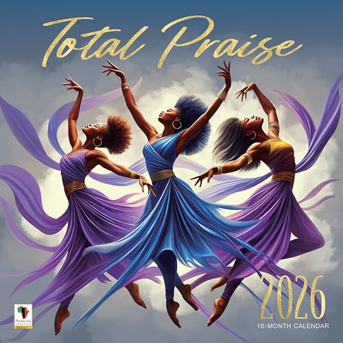 African American Expressions 2026 Wall Calendars - Monthly Calendars Celebrating Black Culture & History - 12x12 Hanging Calendar - 16 Months (Total Praise)