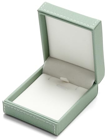Oirlv Pu Verde Mate Para Caja Para Collar, Para Guardar Cadenas