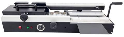 INTBUYING Hot Glue Book A4 Binder Machine Hot Melt Glue Binding Machine Max Binding Thickness 1.57in 110V 1200W 200 Books Per Hour
