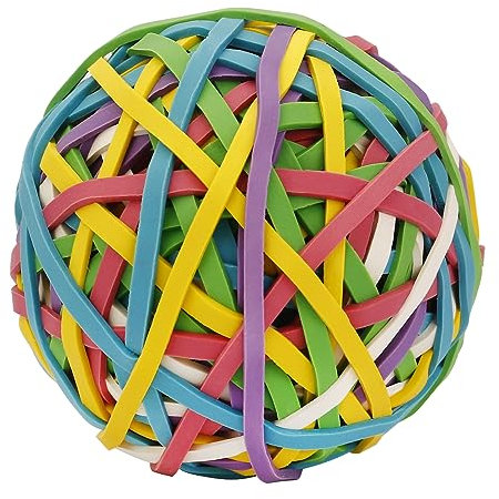 Eagle Gummiring Gummibänderball, 170 Bänder Pro Ball, verschiedene Farbe