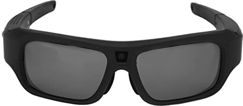 Cámara de Video Gafas de Sol Gafas de Cámara Inteligente, Cámara de Grabación 2K Full HD para Interiores Y Exteriores, Cámaras Corporales Inalámbricas Portátiles para Conducir Ciclismo Montar